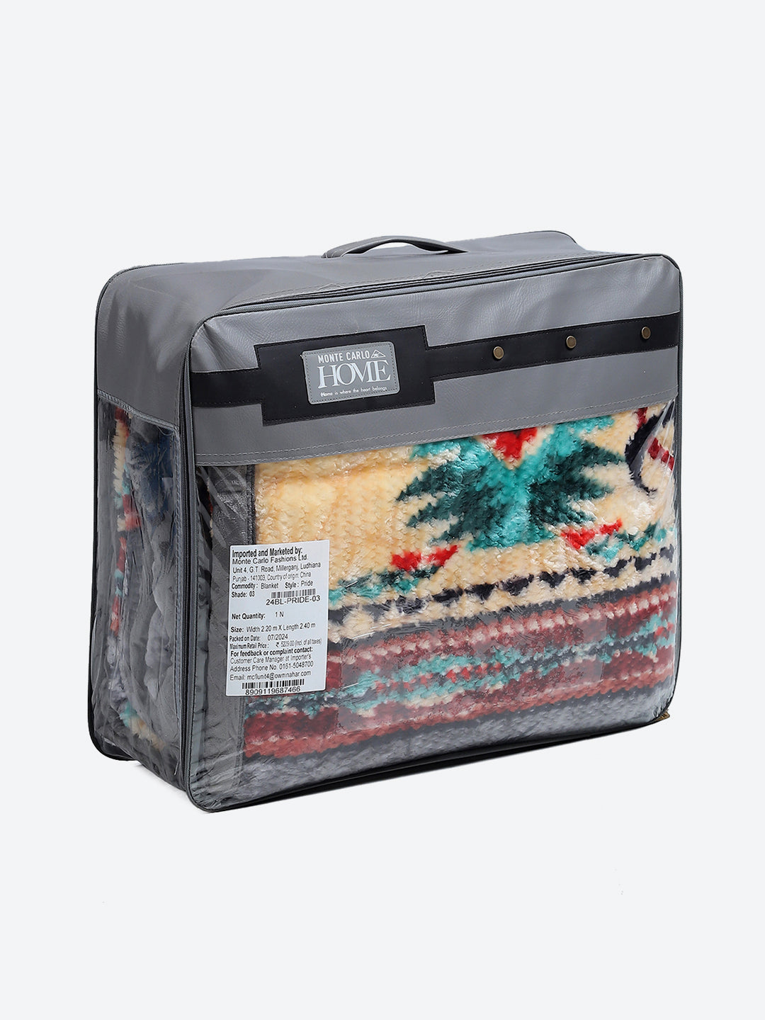 Printed Double Bed 757 GSM Blanket Pride 2 Ply (Weight 4 kg)