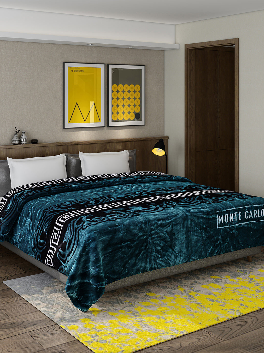 Printed Double Bed 757 GSM Blanket Pride 2 Ply (Weight 4 kg)