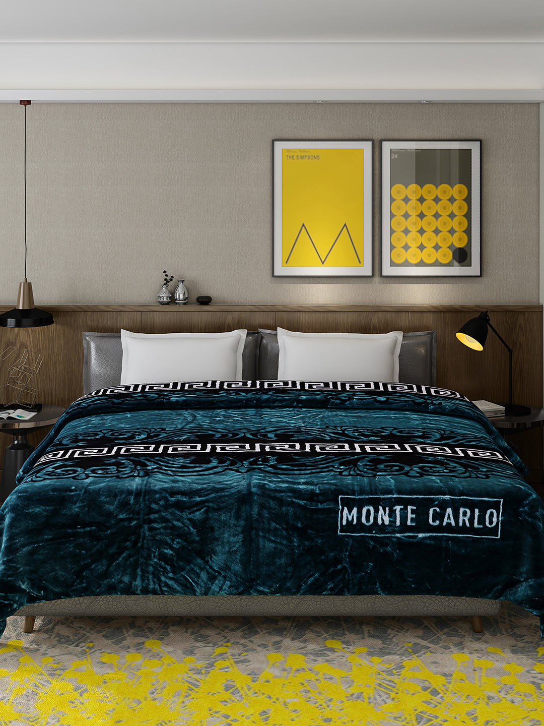 Printed Double Bed 757 GSM Blanket Pride 2 Ply (Weight 4 kg)
