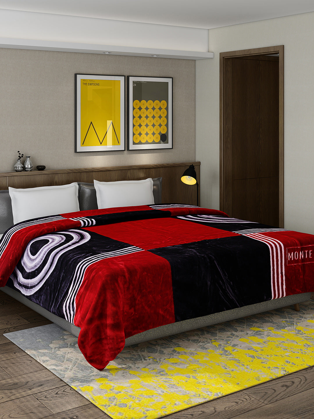 Printed Double Bed 757 GSM Blanket Pride 2 Ply (Weight 4 kg)
