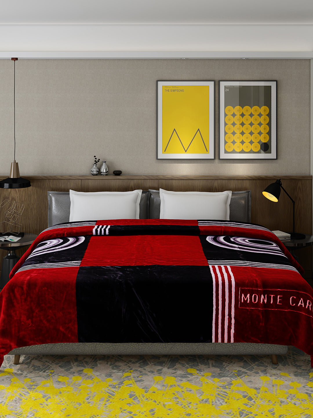 Printed Double Bed 757 GSM Blanket Pride 2 Ply (Weight 4 kg)