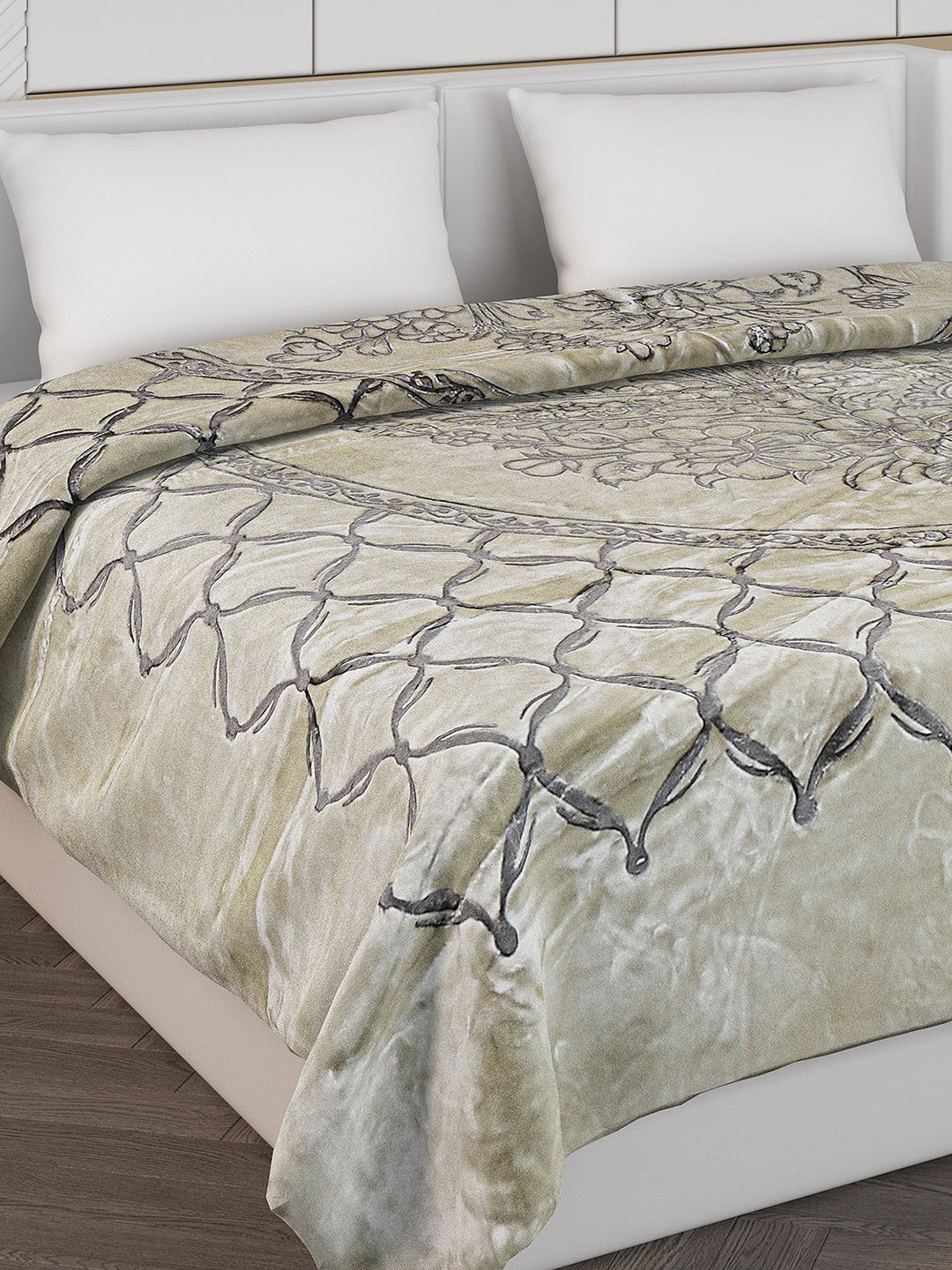 Printed Double Bed 950 GSM Blanket for Heavy Winter -2 Ply (Weight 5 kg)