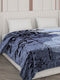 Printed Double Bed 596 GSM Blanket Samuel 2 Ply (Weight 3.15 kg)