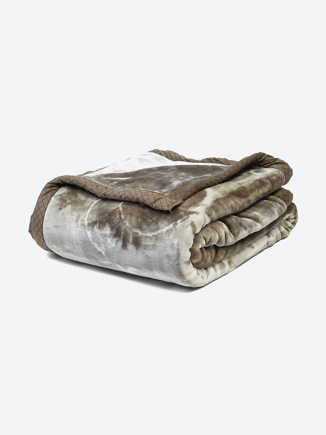 Printed Double Bed 795 GSM Blanket Scarlet 2 Ply (Weight 4.2 kg)