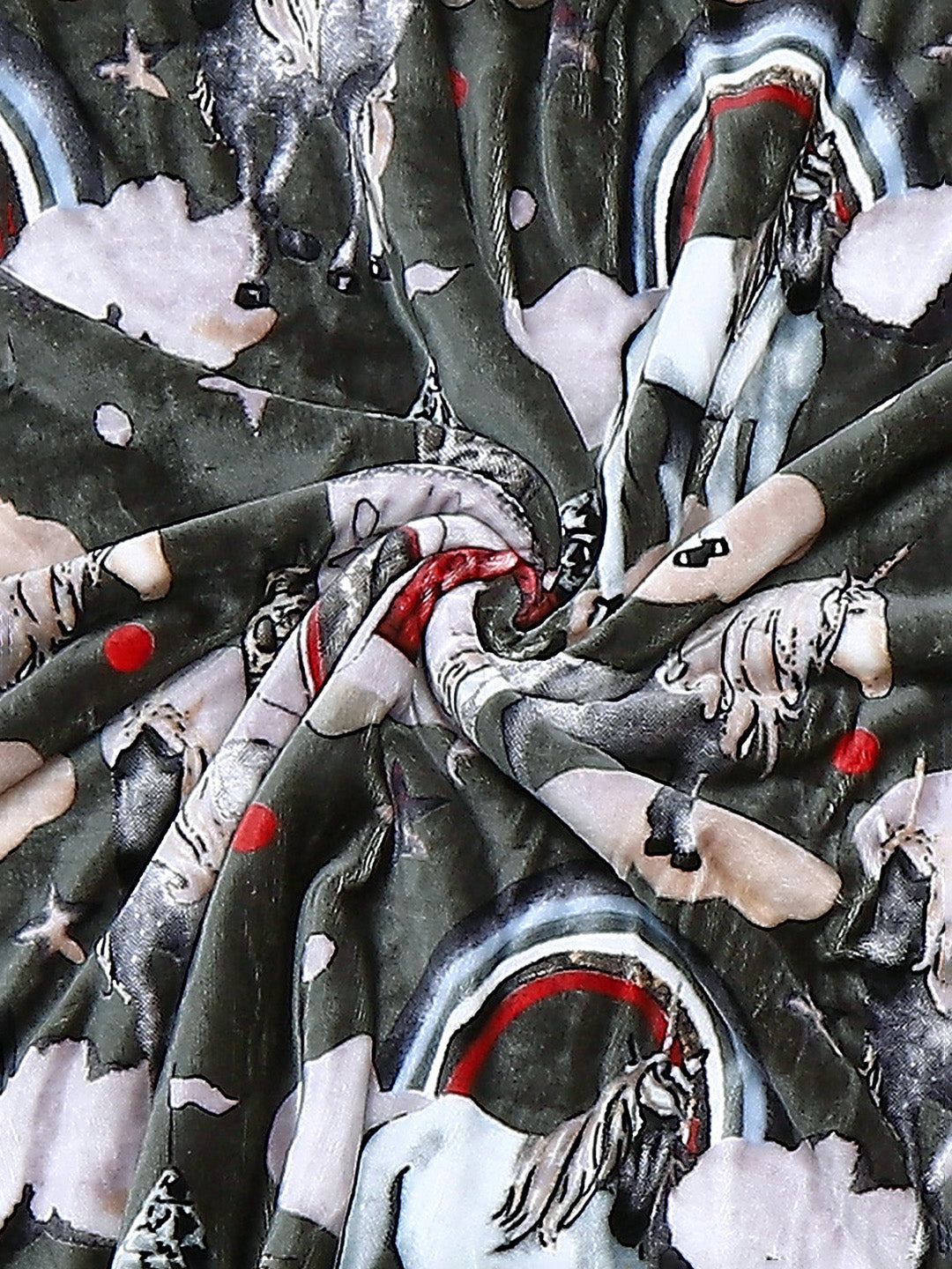 Printed Baby Blanket 2 Ply, 519 GSM, Weight 0.8 kg (Sherlock)