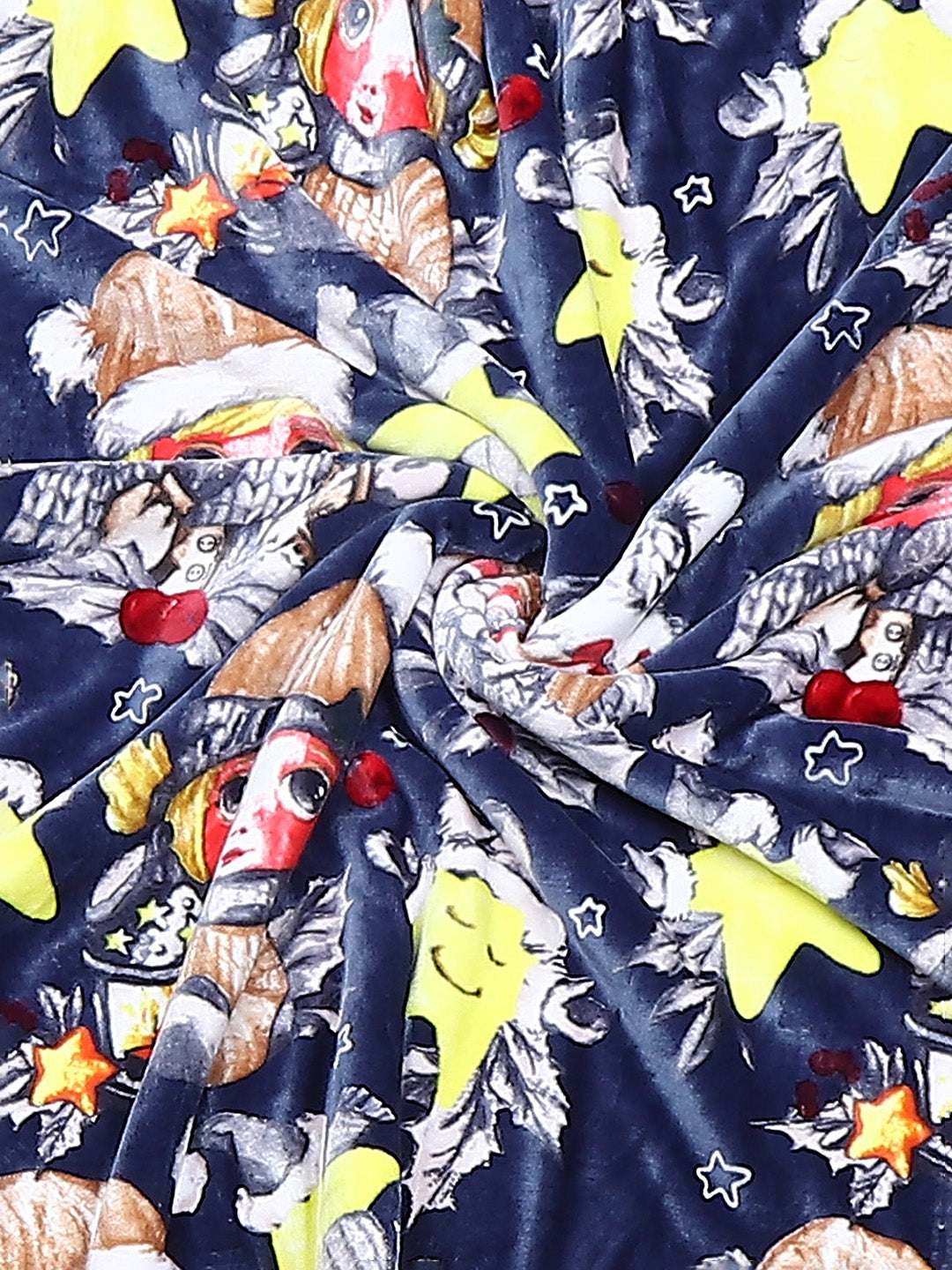 Printed Baby Blanket 2 Ply, 519 GSM, Weight 0.8 kg (Sherlock)