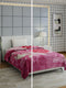 Floral Print Single Bed 852 GSM Blanket for Heavy Winter -2 Ply (Weight 3 kg)