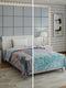 Floral Print Single Bed 852 GSM Blanket for Heavy Winter -2 Ply (Weight 3 kg)