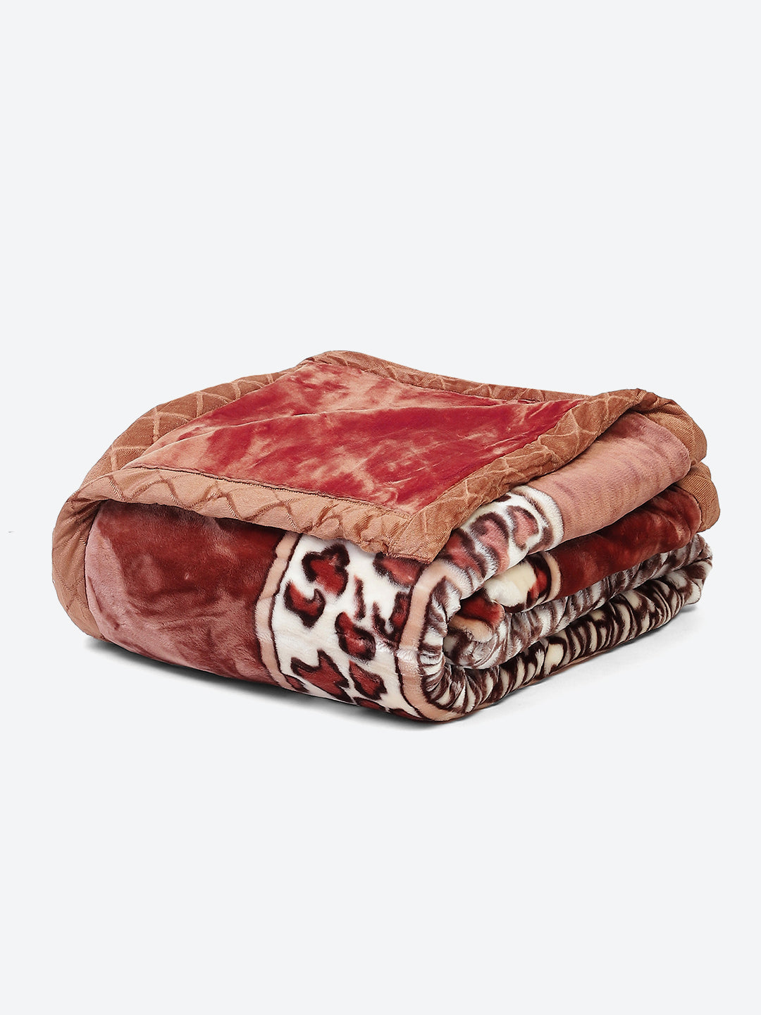 Printed Double Bed Reversible Blanket 2 Ply, 757 GSM, 4 kg (Super Star)