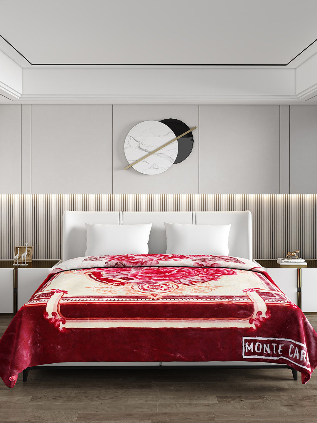 Printed Double Bed Reversible Blanket 2 Ply, 757 GSM, 4 kg (Super Star)