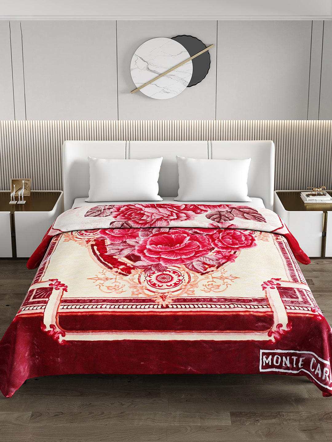 Printed Double Bed Reversible Blanket 2 Ply, 757 GSM, 4 kg (Super Star)