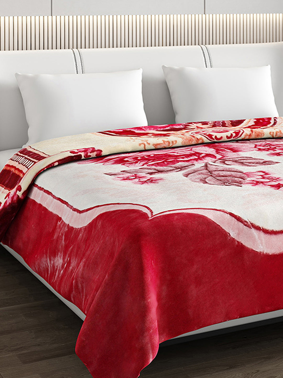 Printed Double Bed Reversible Blanket 2 Ply, 757 GSM, 4 kg (Super Star)