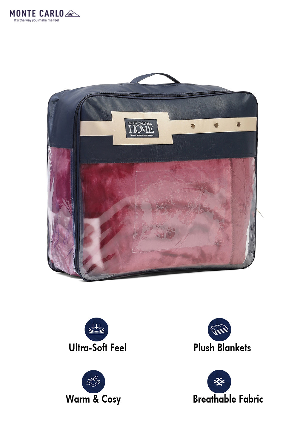 Printed Double Bed Reversible Blanket 2 Ply, 757 GSM, 4 kg (Super Star)