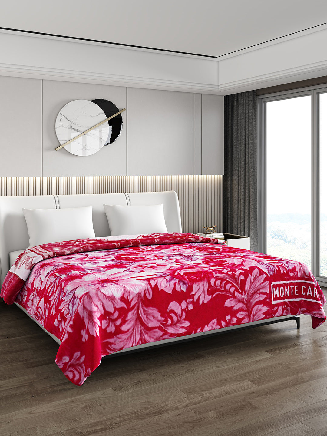 Printed Double Bed Reversible Blanket 2 Ply, 757 GSM, 4 kg (Super Star)