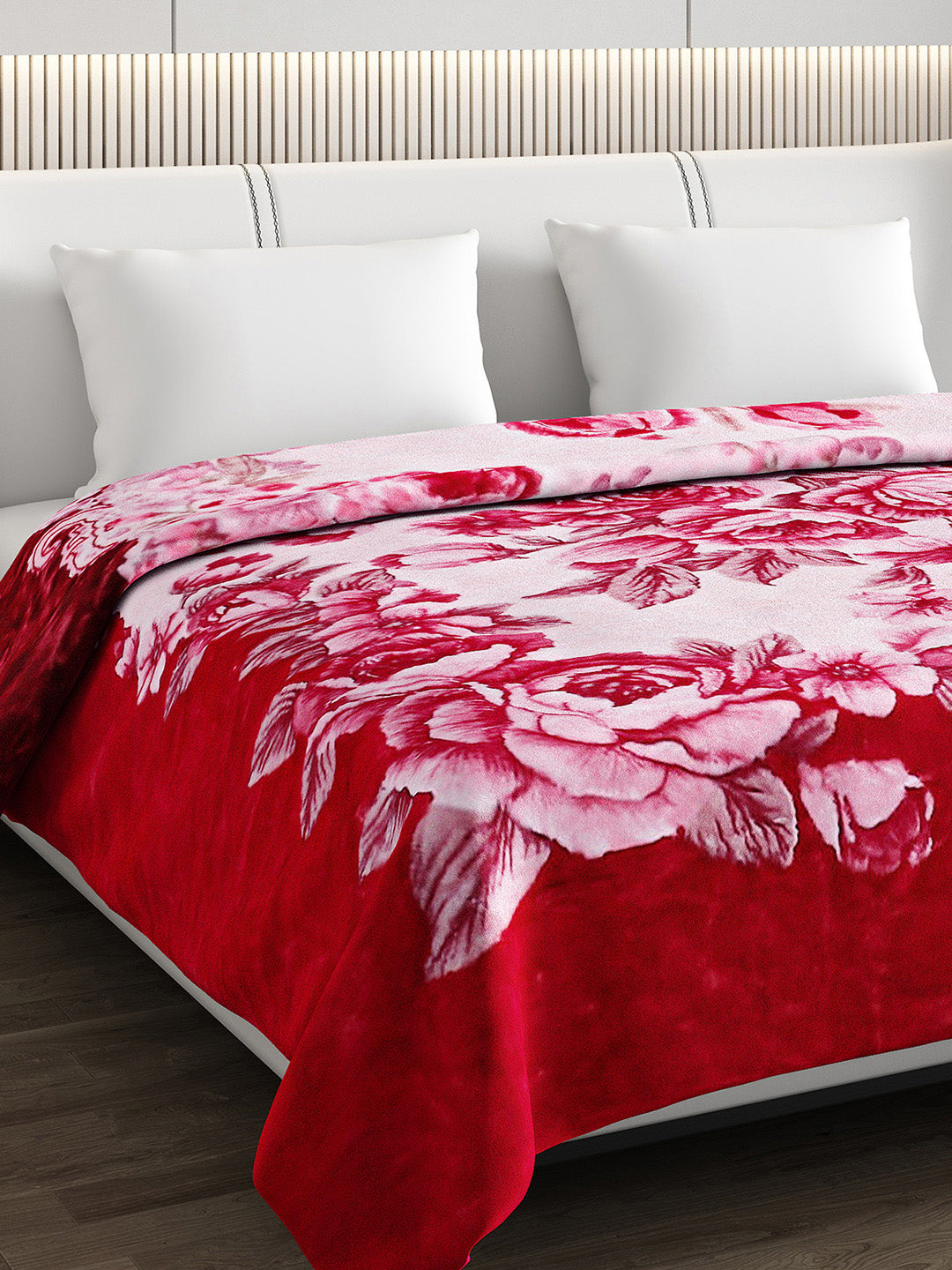 Printed Double Bed Reversible Blanket 2 Ply, 757 GSM, 4 kg (Super Star)