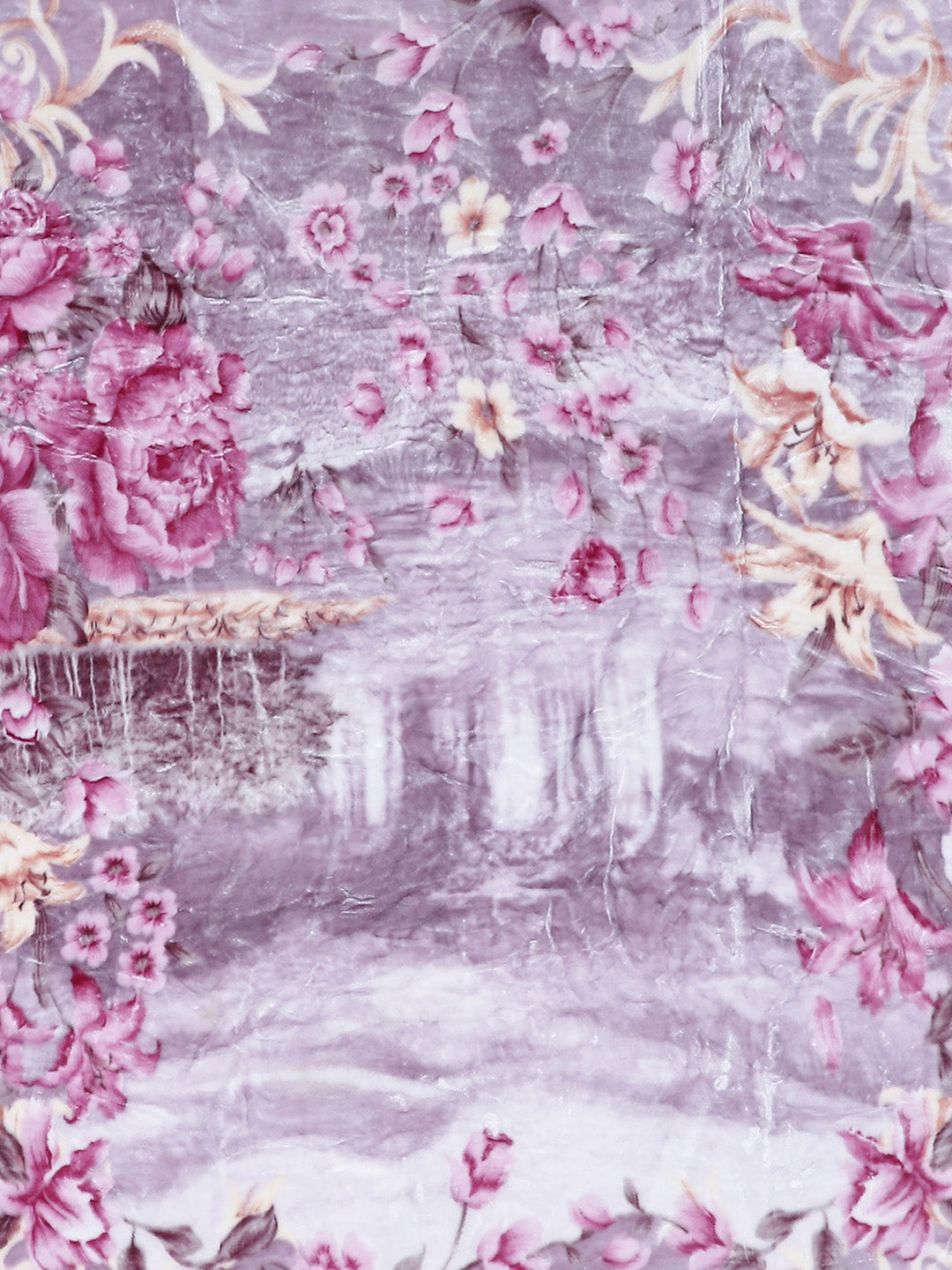 Printed Double Bed Reversible Blanket 2 Ply, 757 GSM, 4 kg (Super Star)