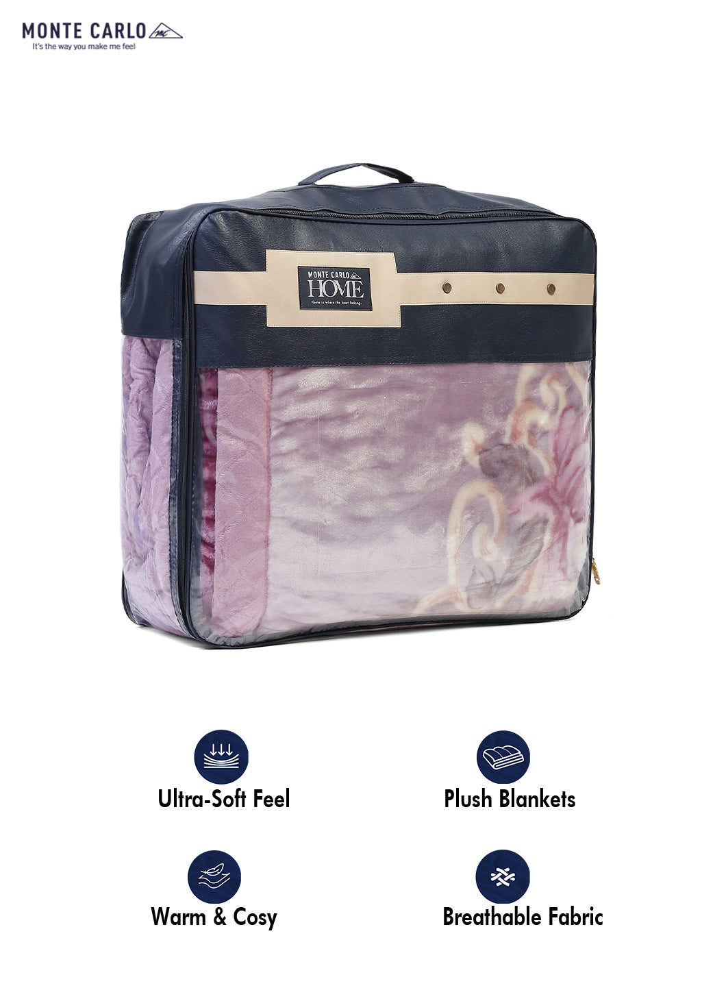 Printed Double Bed Reversible Blanket 2 Ply, 757 GSM, 4 kg (Super Star)