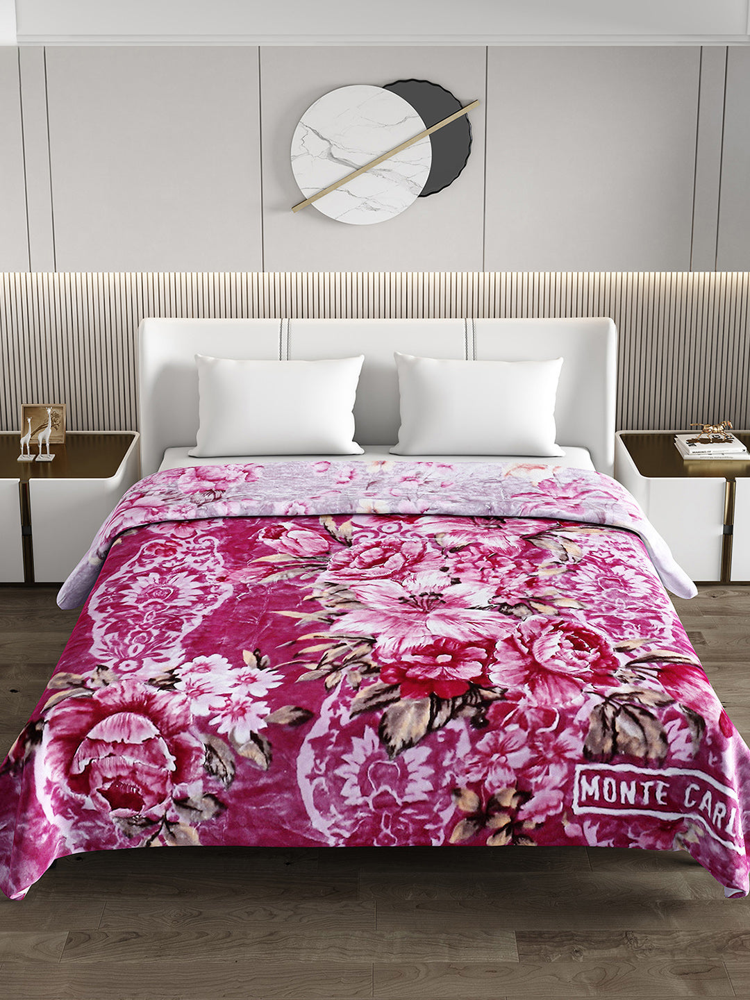 Printed Double Bed Reversible Blanket 2 Ply, 757 GSM, 4 kg (Super Star)