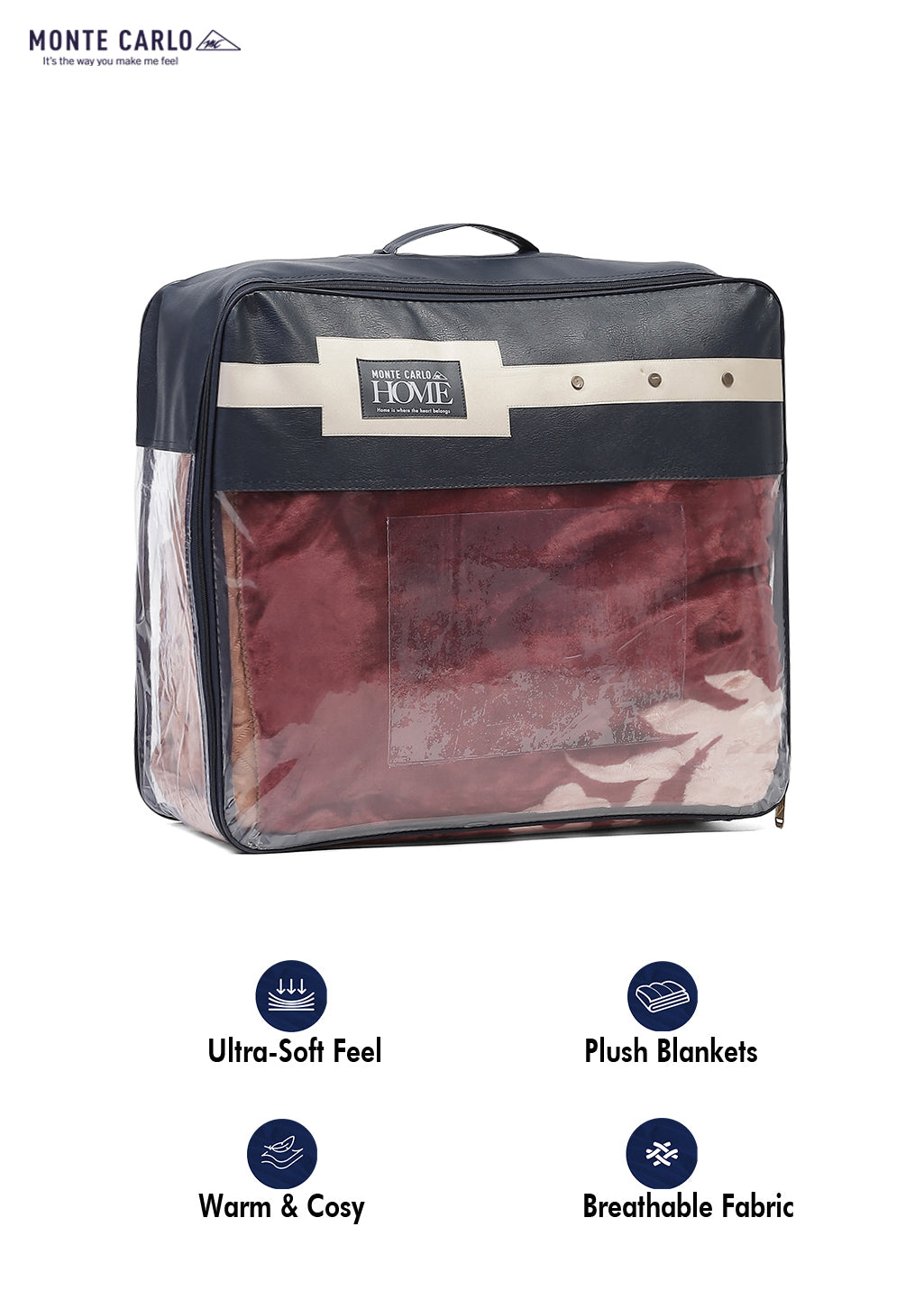 Printed Double Bed Reversible Blanket 2 Ply, 757 GSM, 4 kg (Super Star)