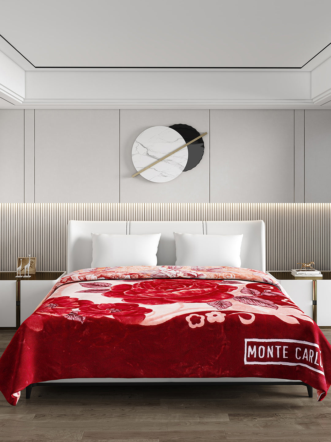 Printed Double Bed Reversible Blanket 2 Ply, 757 GSM, 4 kg (Super Star)