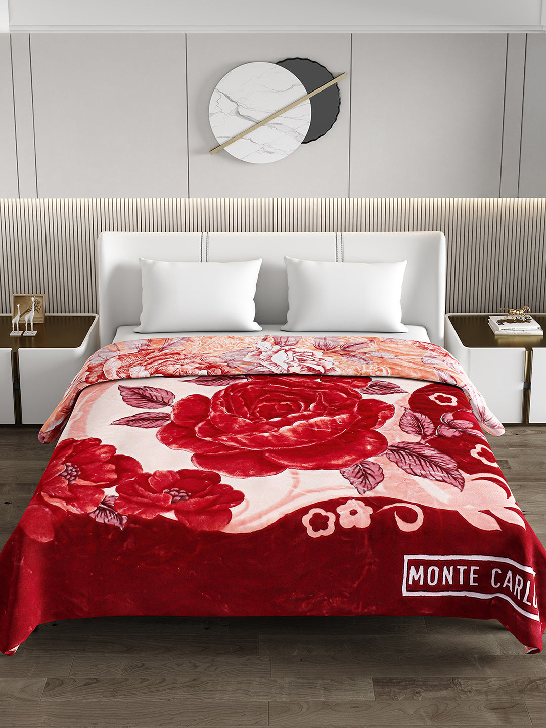 Printed Double Bed Reversible Blanket 2 Ply, 757 GSM, 4 kg (Super Star)