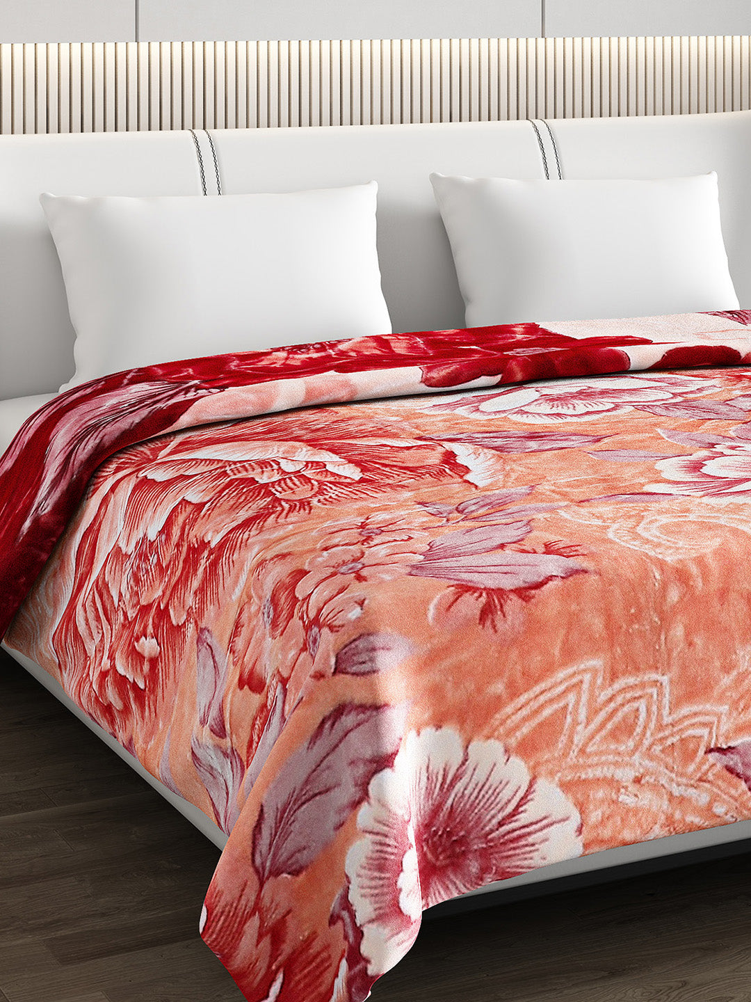 Printed Double Bed Reversible Blanket 2 Ply, 757 GSM, 4 kg (Super Star)