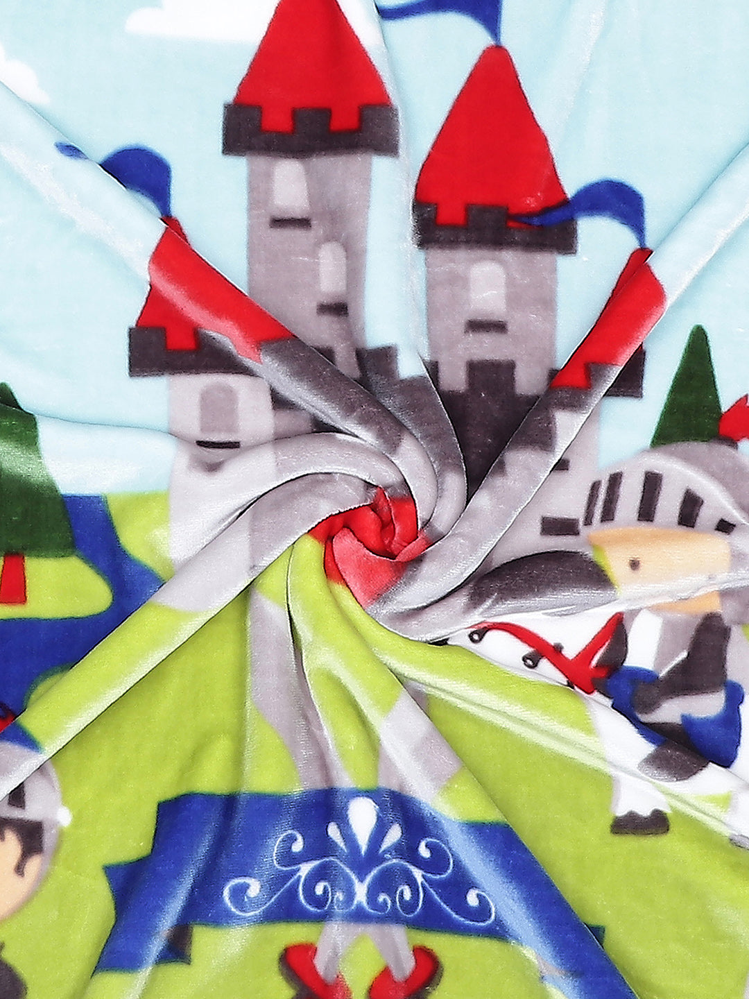 Printed Baby Blanket 2 Ply, 673 GSM, Weight 1 kg (Tinytots)