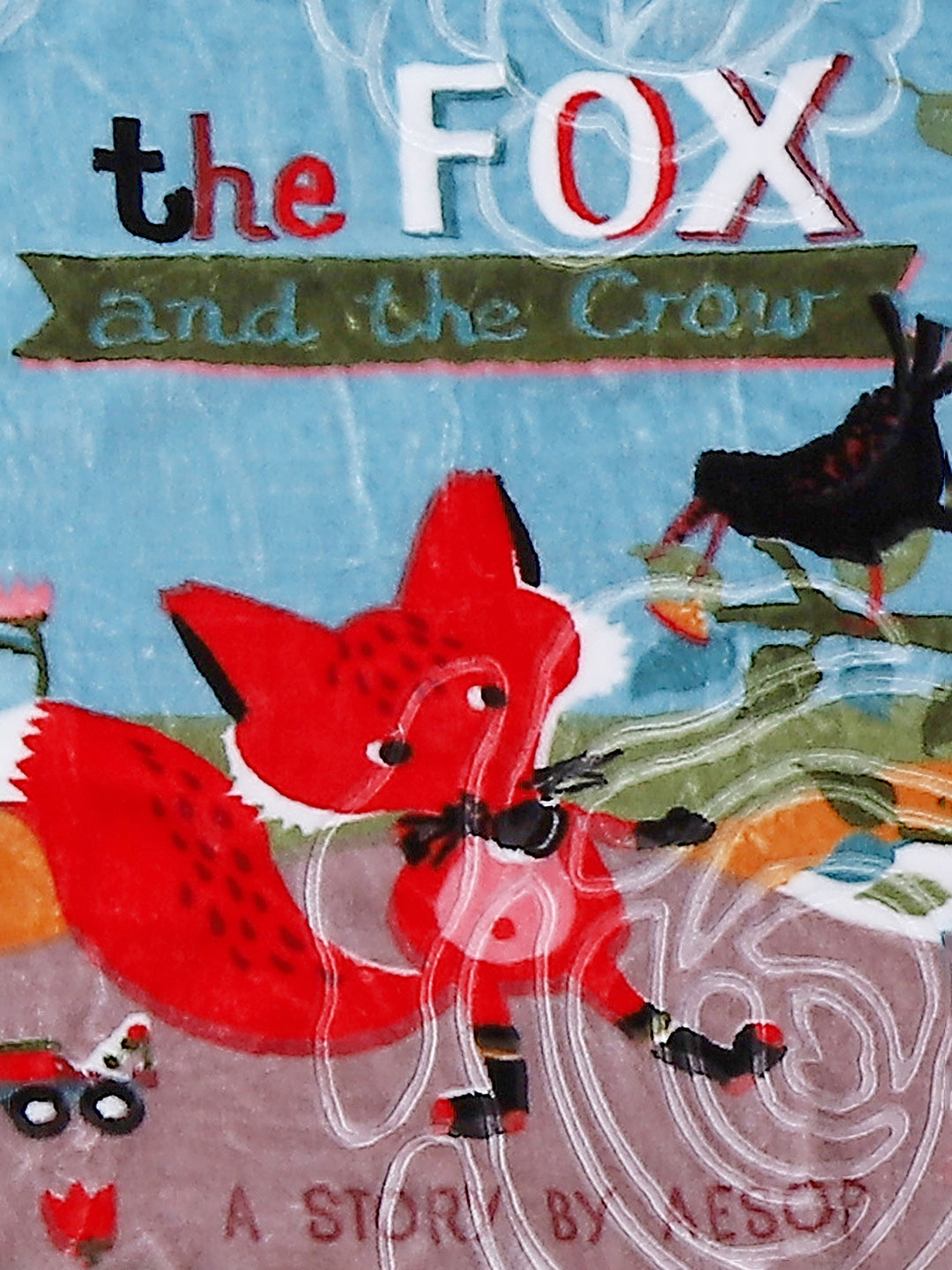 Printed Baby Blanket For Winter 1 Ply, 625 GSM, Weight 0.55 kg (Toddler)