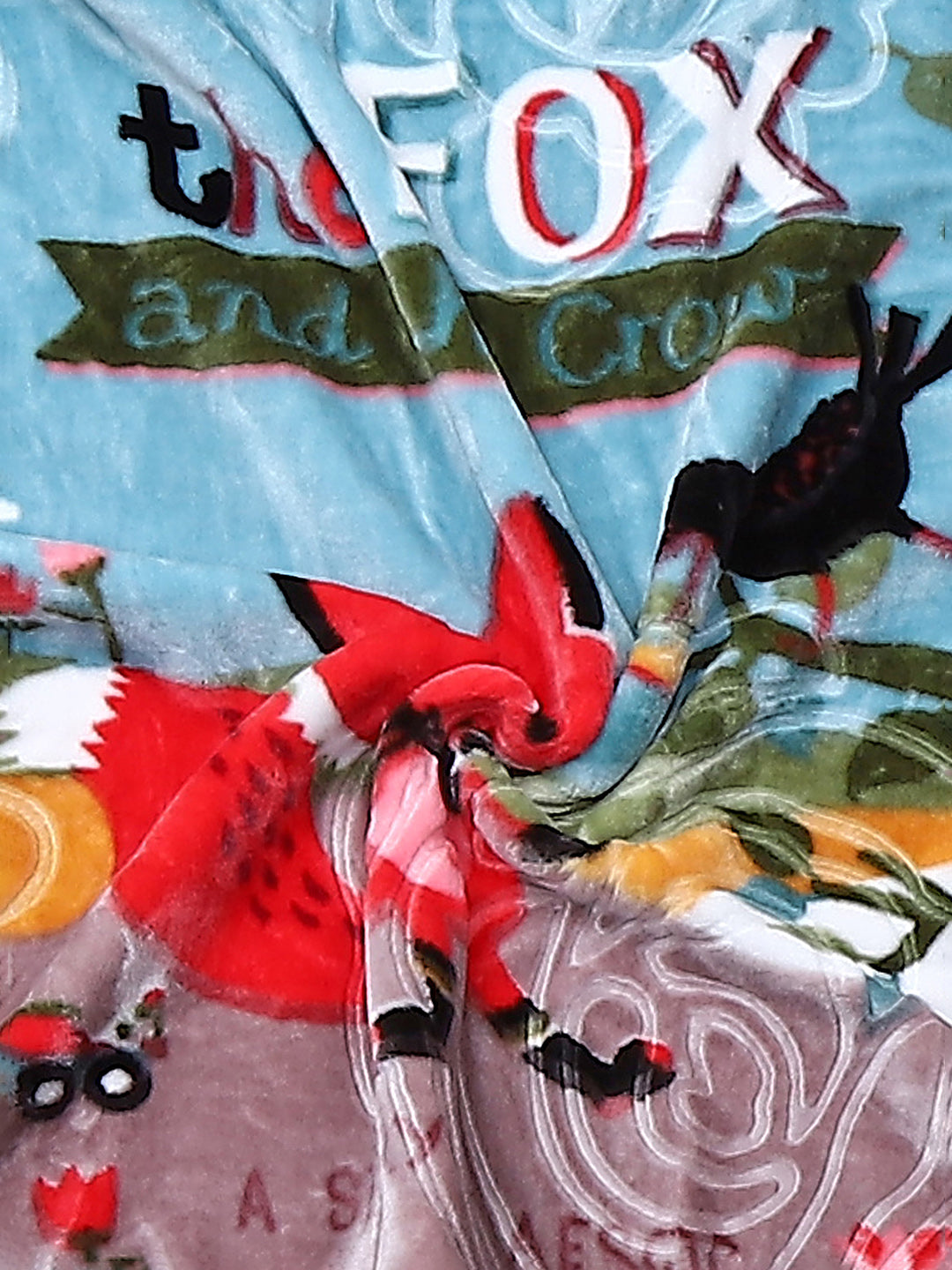 Printed Baby Blanket For Winter 1 Ply, 625 GSM, Weight 0.55 kg (Toddler)