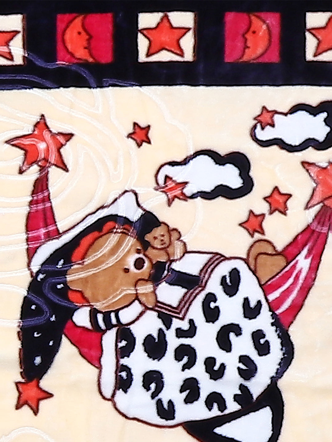 Printed Baby Blanket For Winter 1 Ply, 625 GSM, Weight 0.55 kg (Toddler)