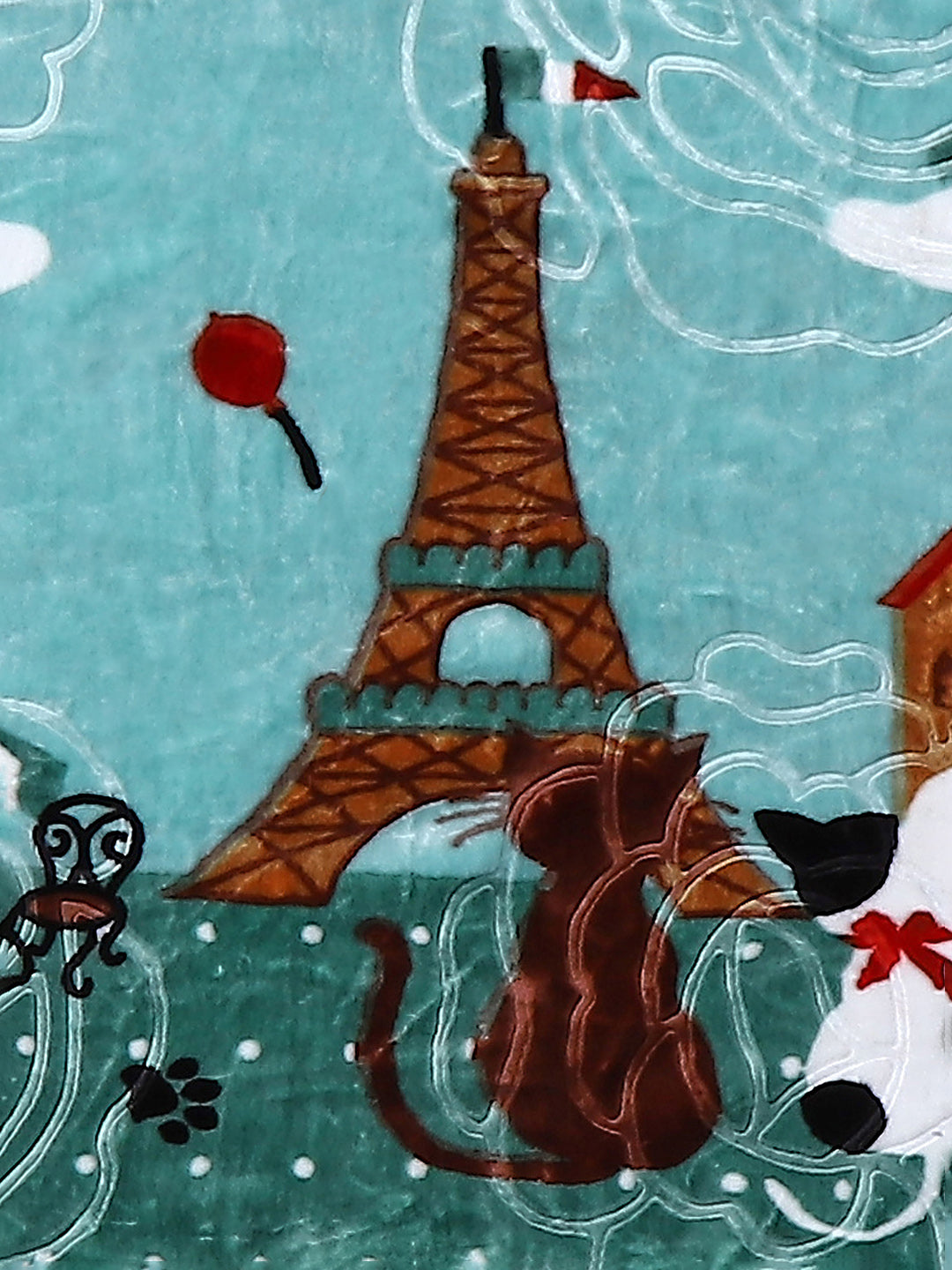 Printed Baby Blanket For Winter 1 Ply, 625 GSM, Weight 0.55 kg (Toddler)