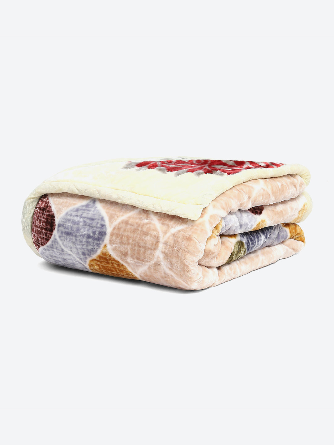 Printed Double Bed Reversible Blanket 2 Ply, 853 GSM, 4.5 kg (Tohfa)