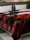 Printed Double Bed Reversible Blanket 2 Ply, 910 GSM, 4.8 kg (Vista)