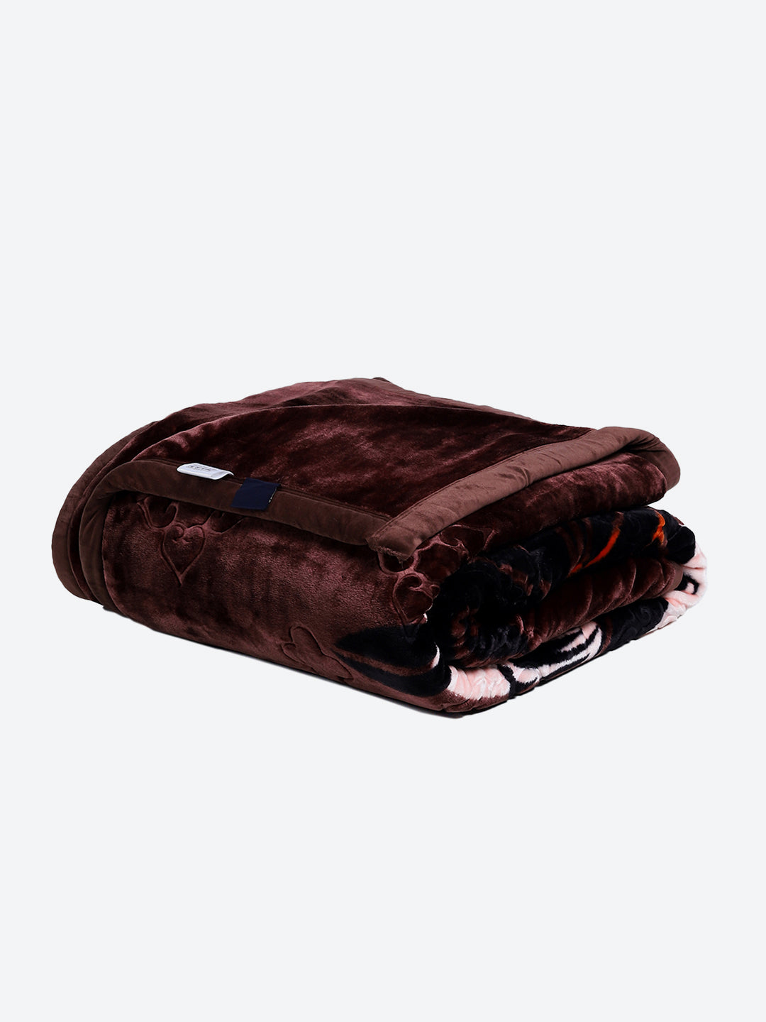 Printed Double Bed Reversible Blanket 2 Ply, 910 GSM, 4.8 kg (Vista)