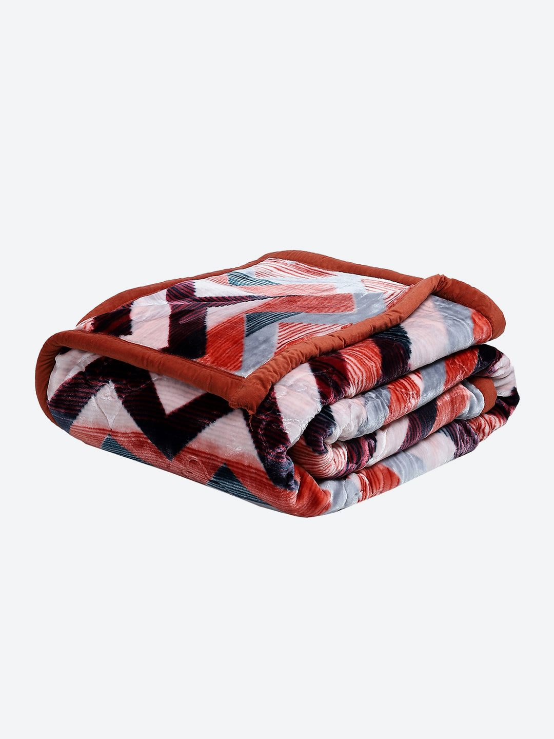 Printed Double Bed Reversible Blanket 2 Ply, 910 GSM, 4.8 kg (Vista)