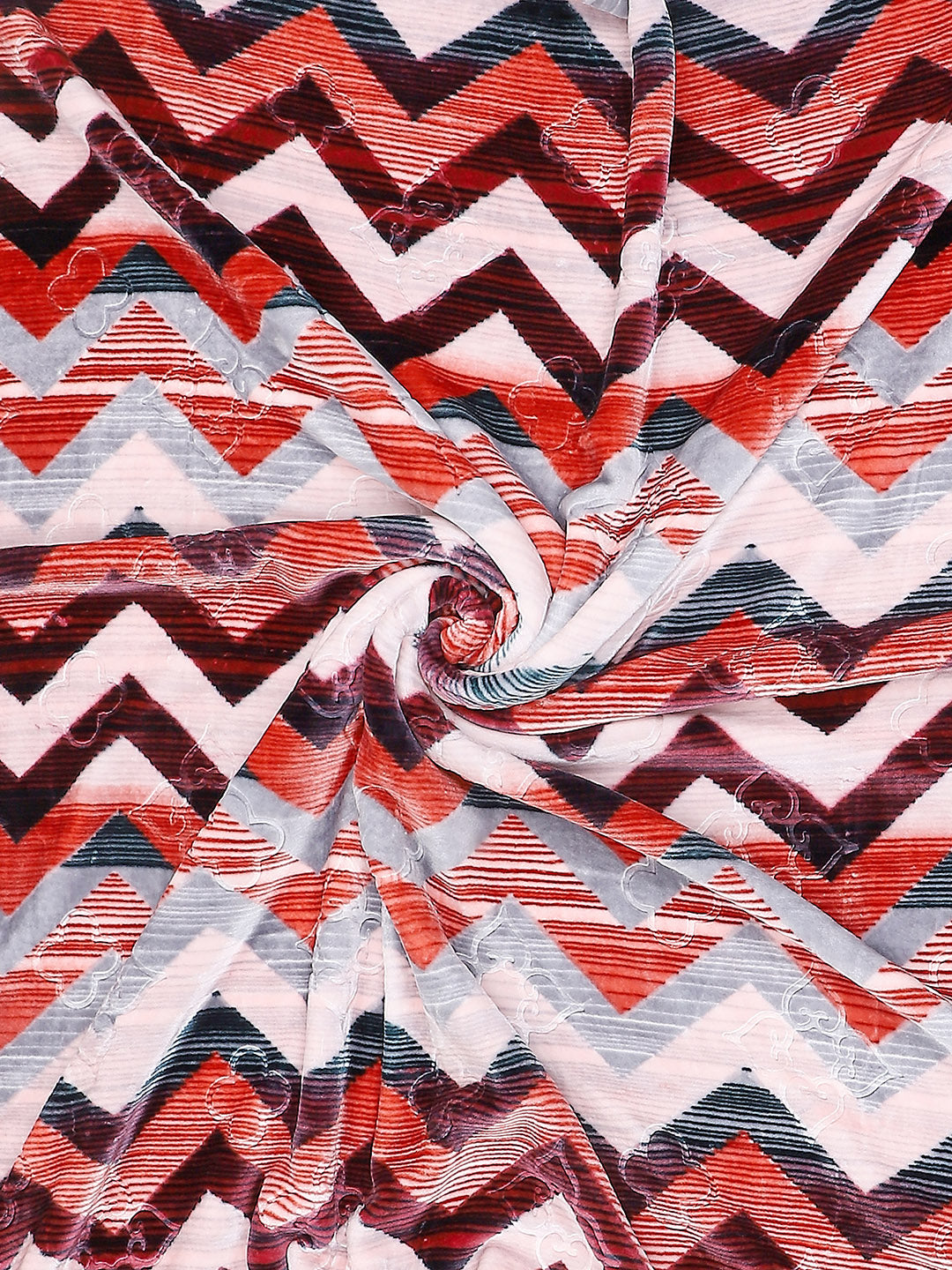 Printed Double Bed Reversible Blanket 2 Ply, 910 GSM, 4.8 kg (Vista)