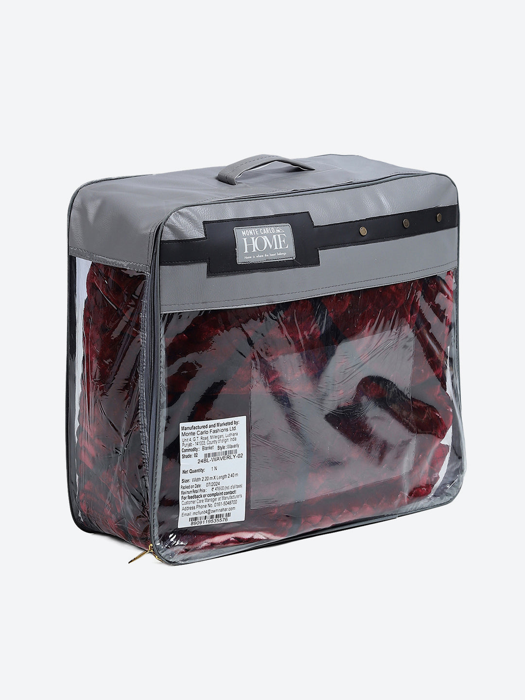 Printed Double Bed 795 GSM Blanket Waverly 2 Ply (Weight 4.2 kg)