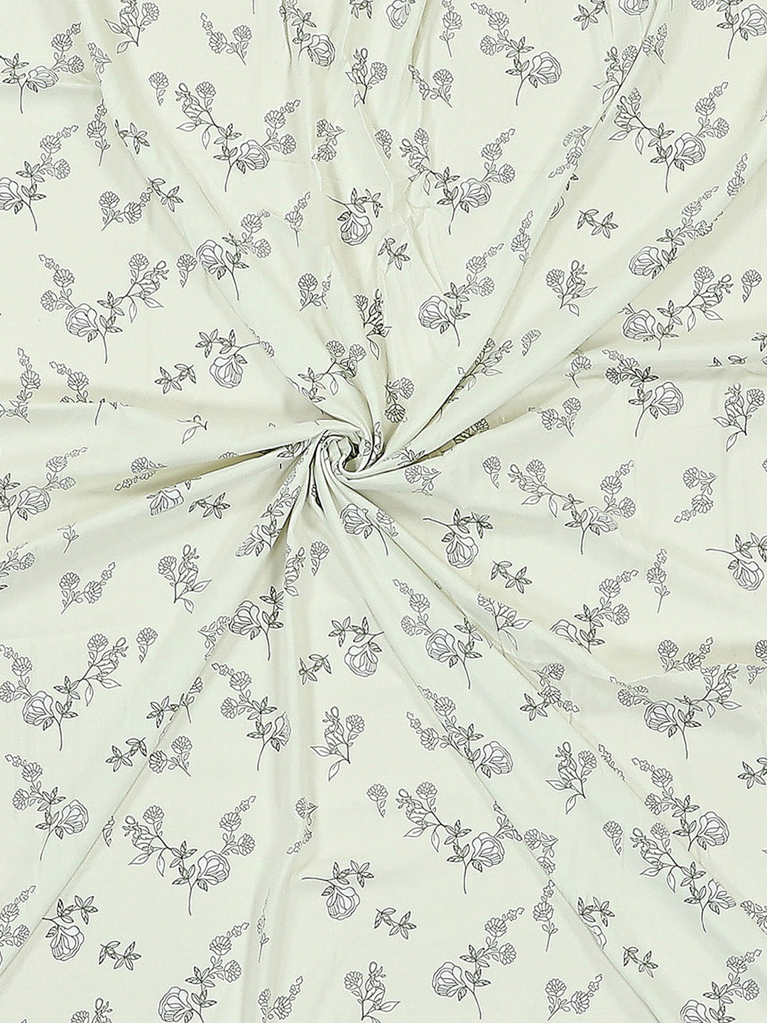 130 GSM Polyester Double Bed 1 Bedsheet with 2 Pillow Covers (Edmond)