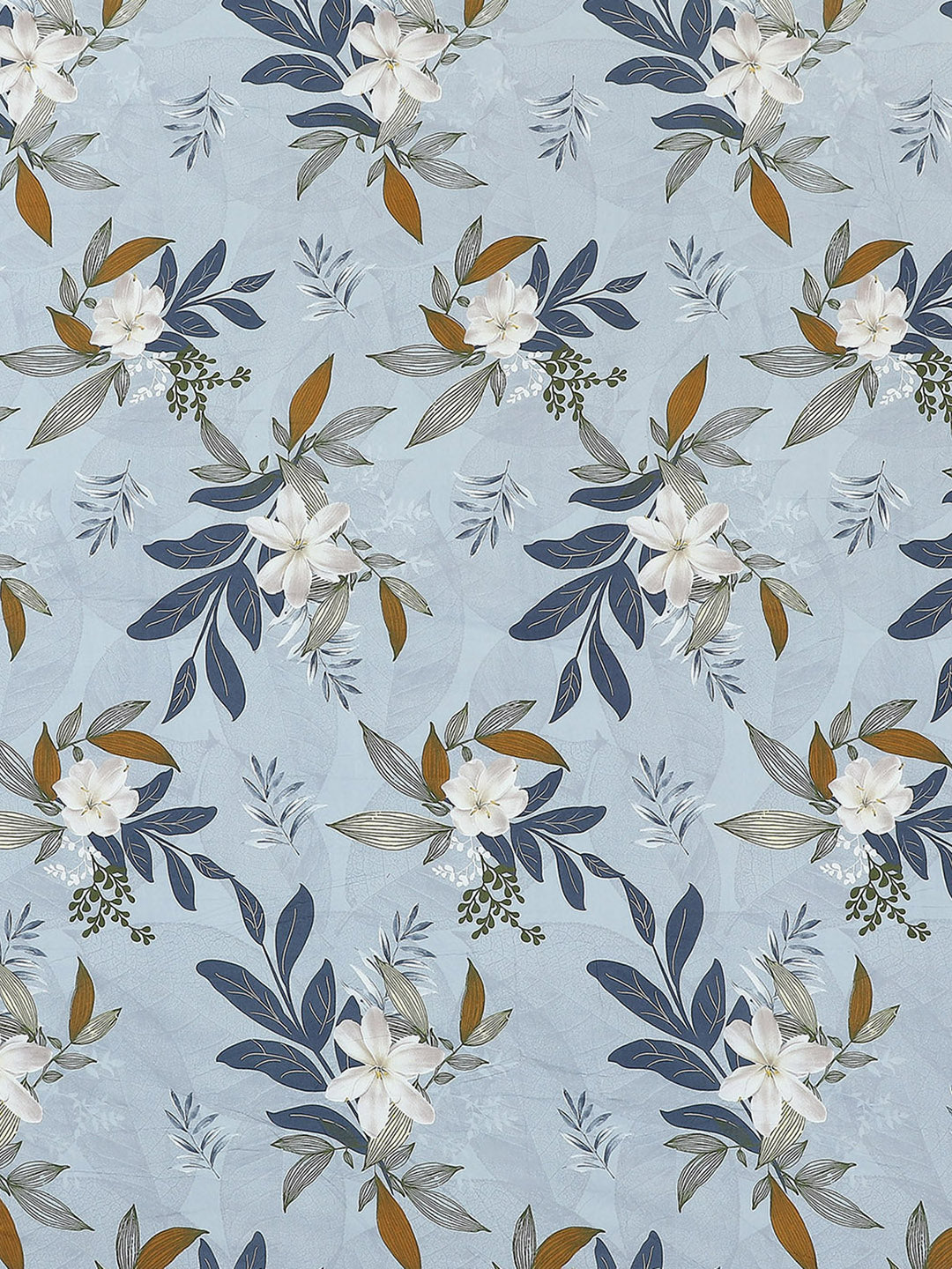 130 GSM Polyester Double Bed 1 Bedsheet with 2 Pillow Covers (Edmond)