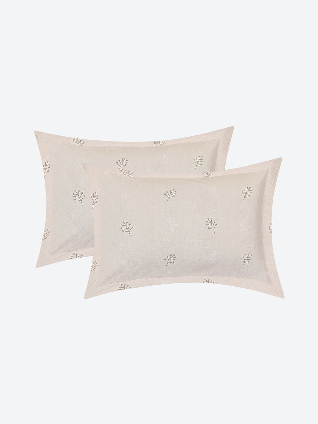 130 GSM Polyester Double Bed 1 Bedsheet with 2 Pillow Covers (Edmond)