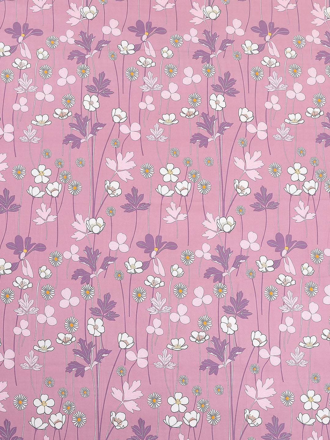 130 GSM Polyester Double Bed 1 Bedsheet with 2 Pillow Covers (Edmond)