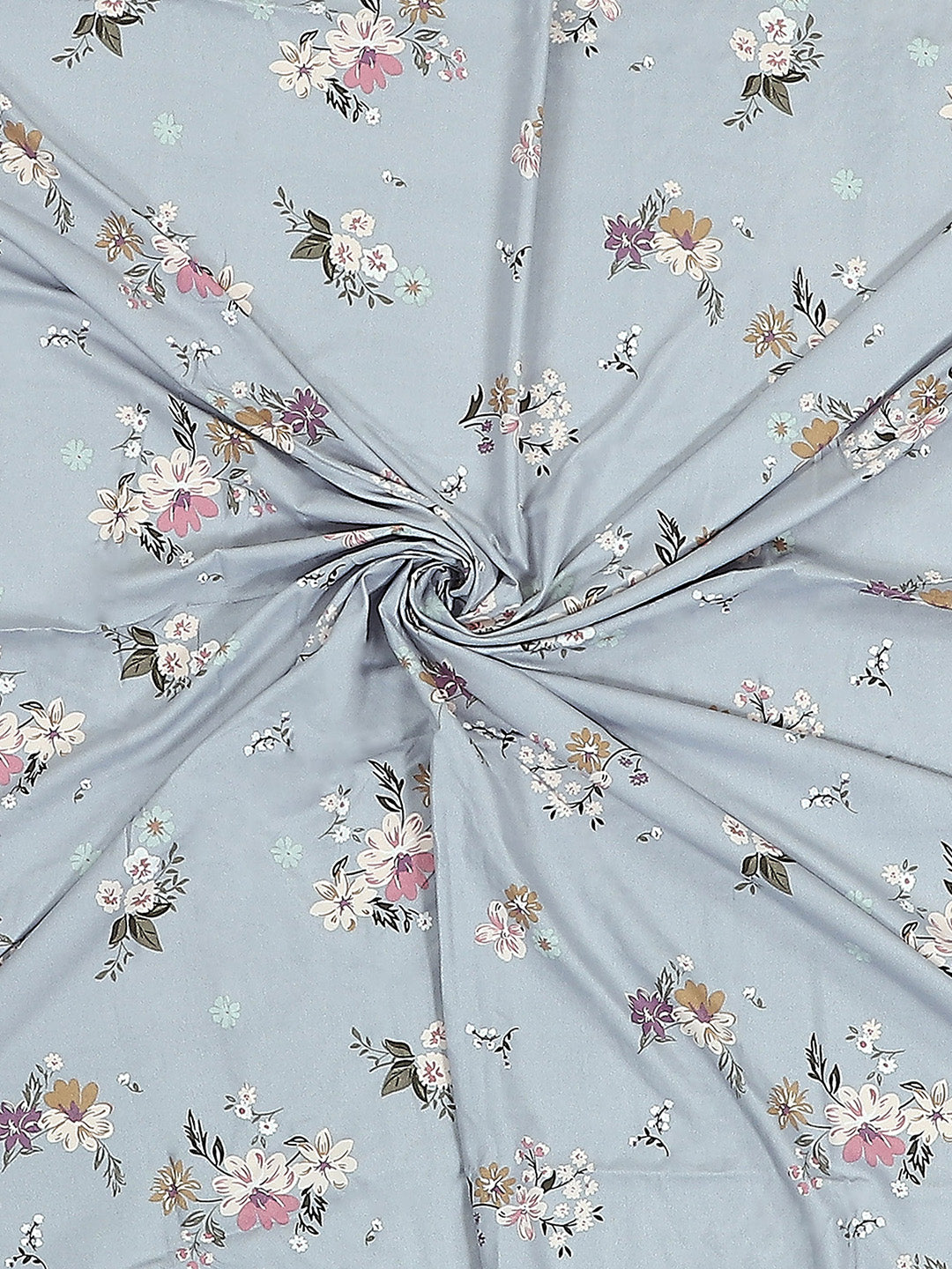 130 GSM Polyester Double Bed 1 Bedsheet with 2 Pillow Covers (Edmond)