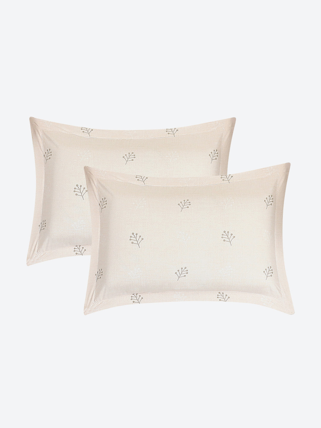 130 GSM Polyester Double Bed 1 Bedsheet with 2 Pillow Covers (Edmond)