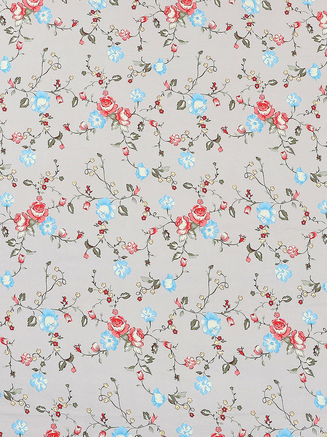 130 GSM Polyester Double Bed 1 Bedsheet with 2 Pillow Covers (Edmond)