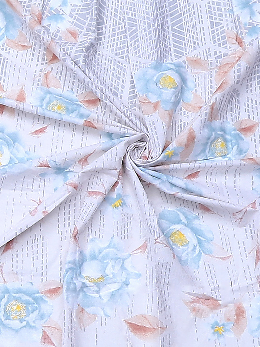 104 TC Cotton Double Bedsheet with 2 Pillow Covers - Updated - Updated - Updated