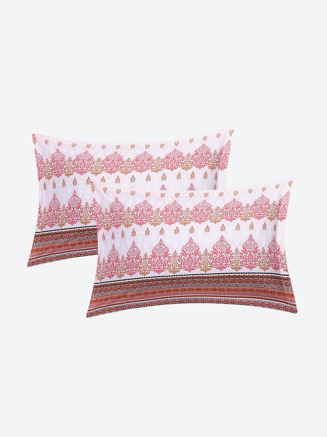 104 TC Cotton Double Bedsheet with 2 Pillow Covers - Updated - Updated