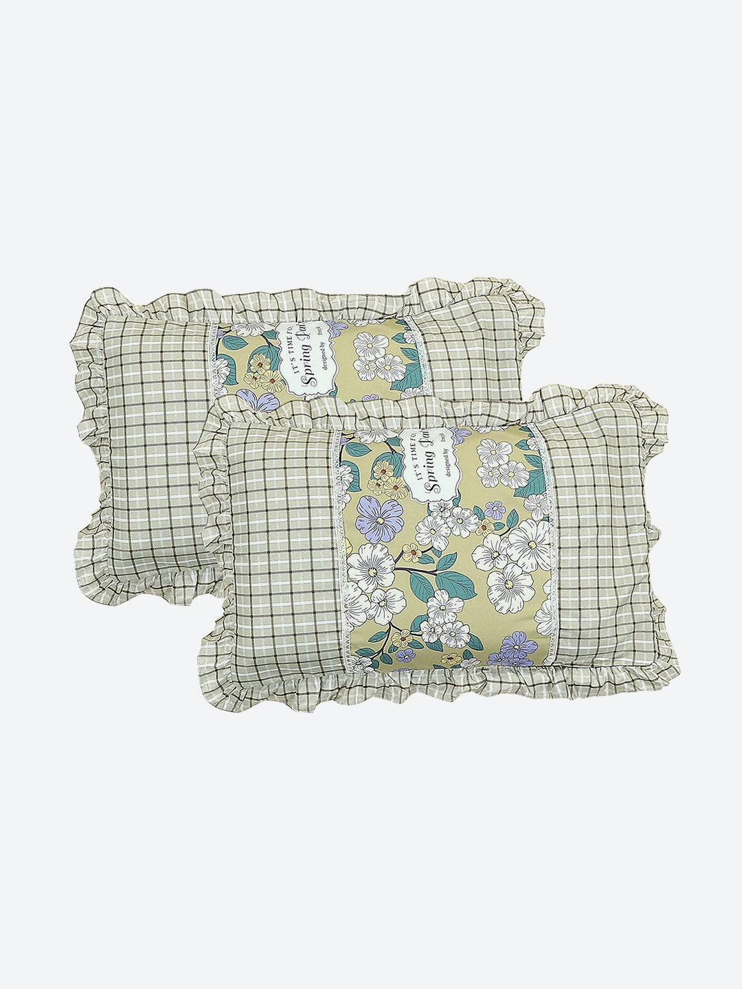 130 GSM Polyester Double Bed 1 Bedsheet with 2 Pillow Covers (Essence)