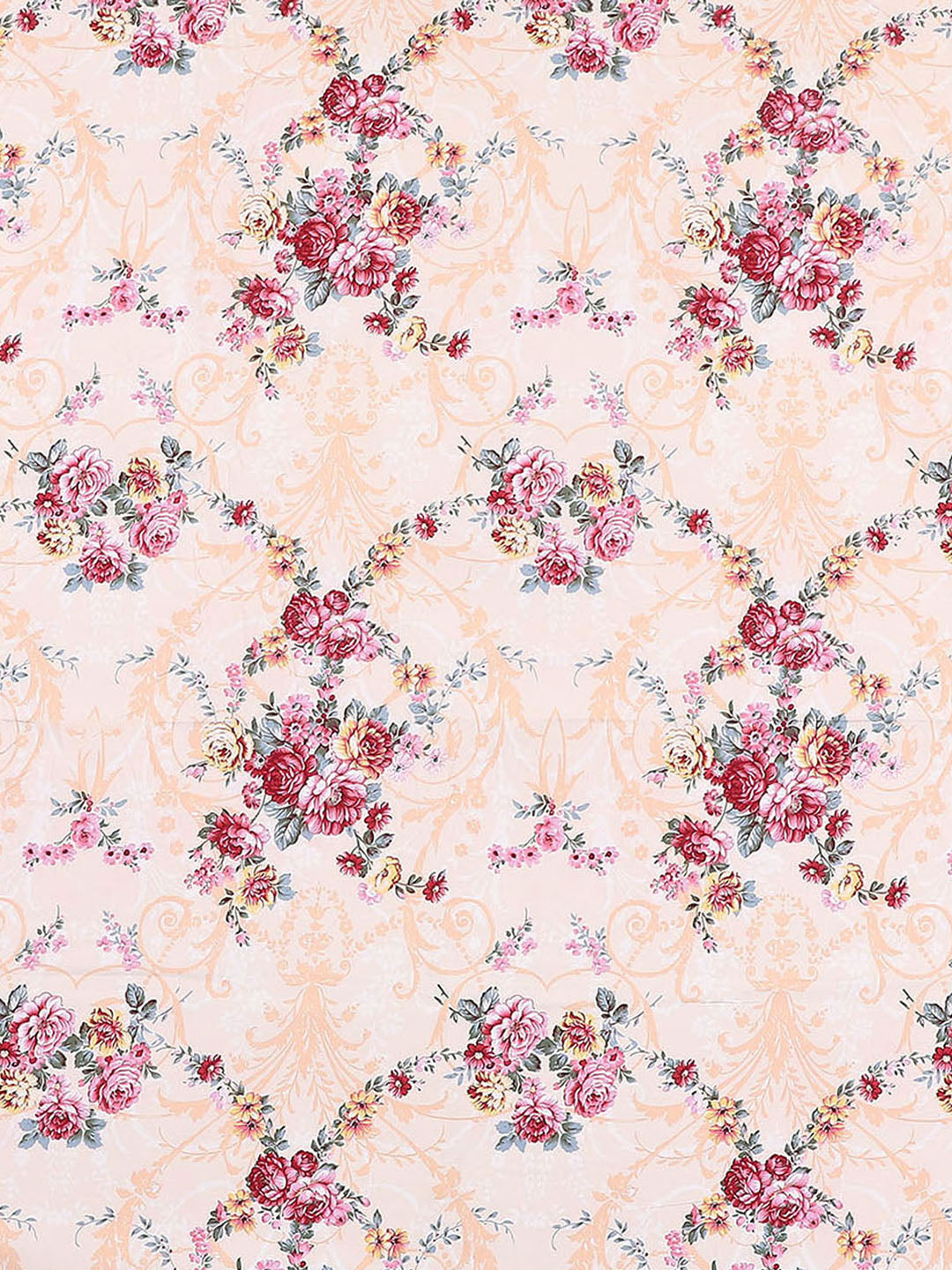 130 GSM Polyester Double Bed 1 Bedsheet with 2 Pillow Covers (Essence)