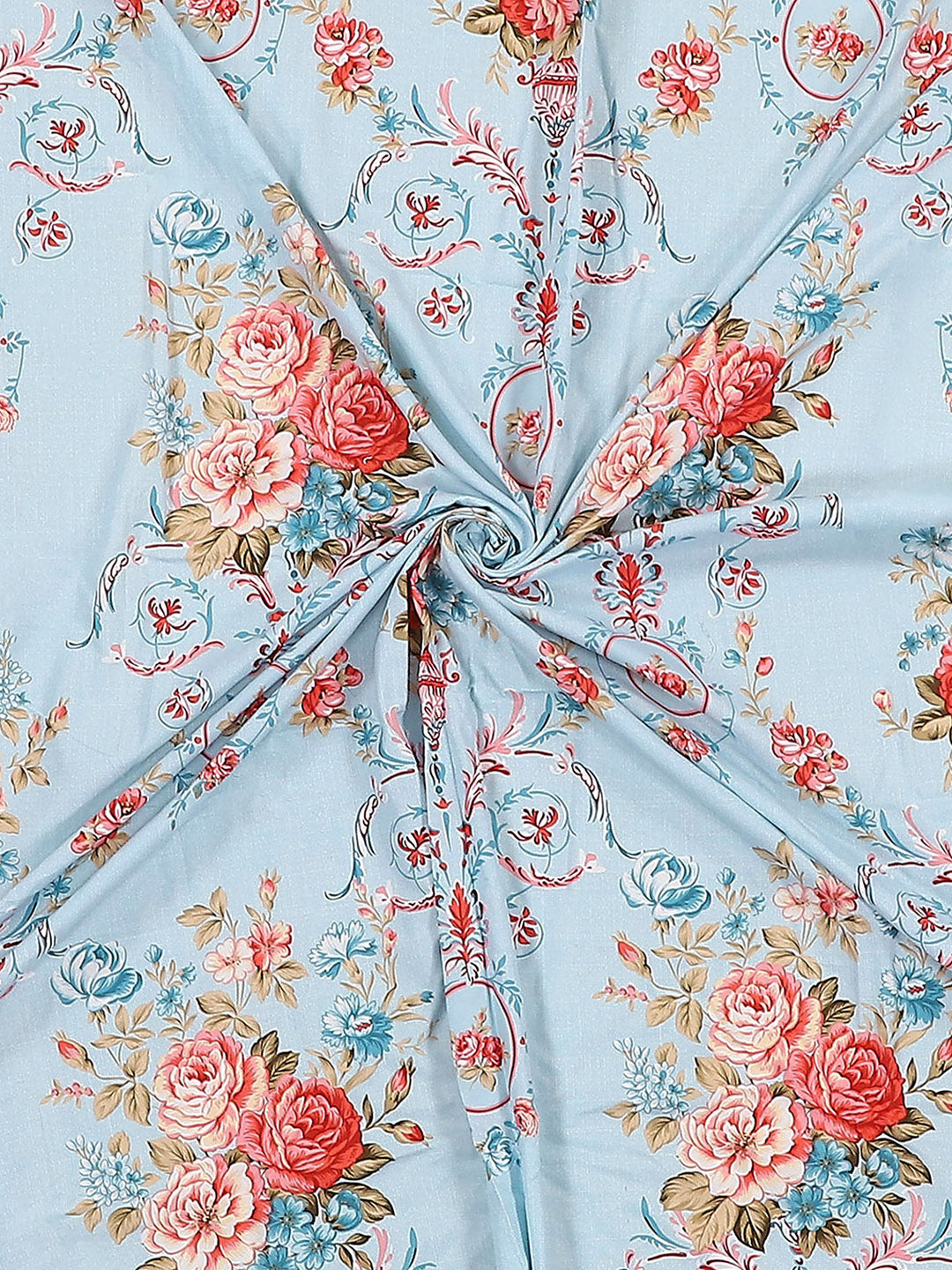 130 GSM Polyester Double Bed 1 Bedsheet with 2 Pillow Covers (Essence)