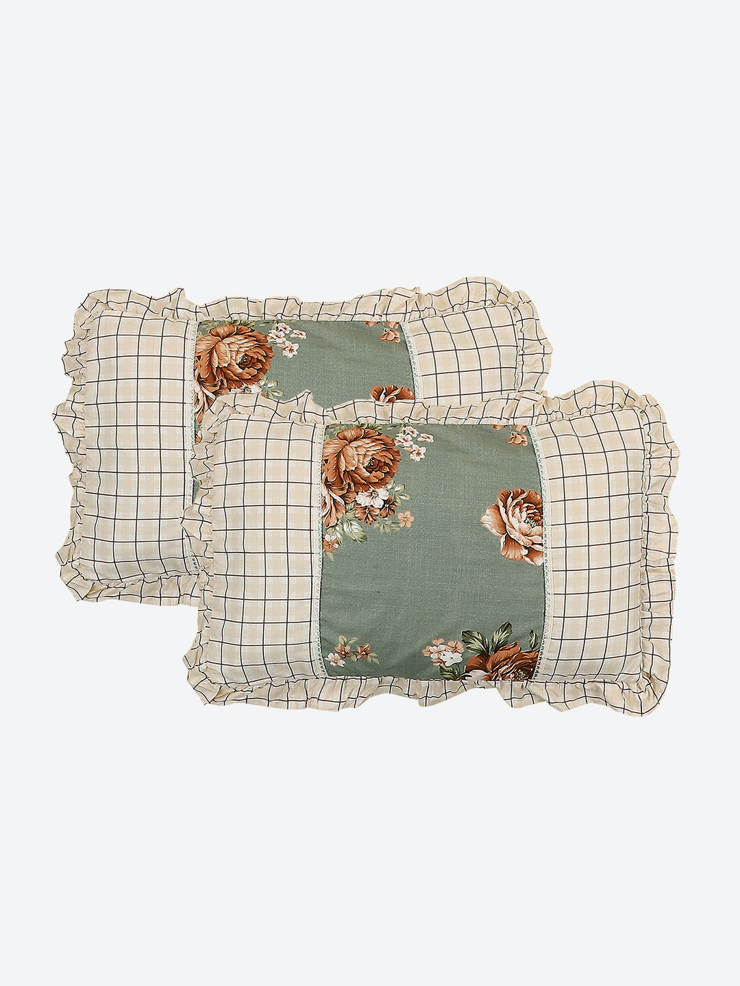 130 GSM Polyester Double Bed 1 Bedsheet with 2 Pillow Covers (Essence)